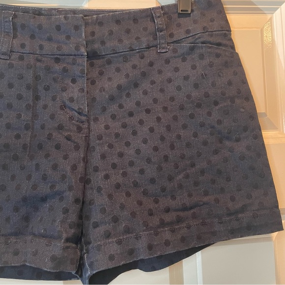 NWOT The Limited Flocked Polka Dot Shorts - Picture 9 of 14